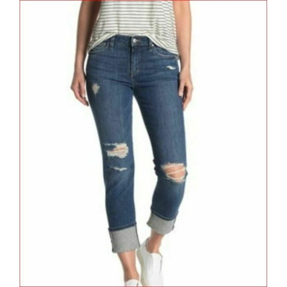 Joe's women jeans Vienna boyfriend slim crop 45TADVIE5548-VIE blue W24 $179